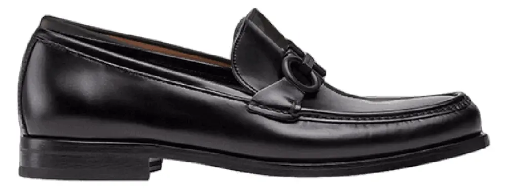 Giày Salvatore Ferragamo Loafer Gancini 'Black' 02C506-732384