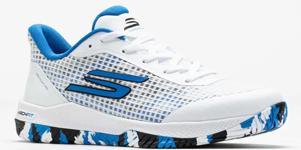 Giày Skechers Viper Court Pro 'White Blue' 172069-WBL - Ảnh 3
