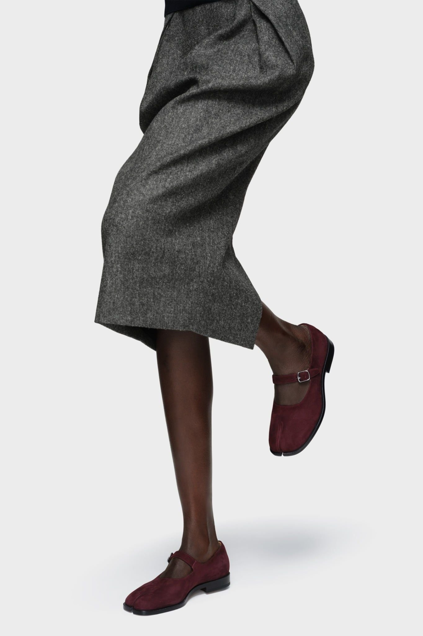 Giày Maison Margiela Tabi Mary-Janes 'Winetasting' S39WL0119P8572T5081 - Ảnh 6