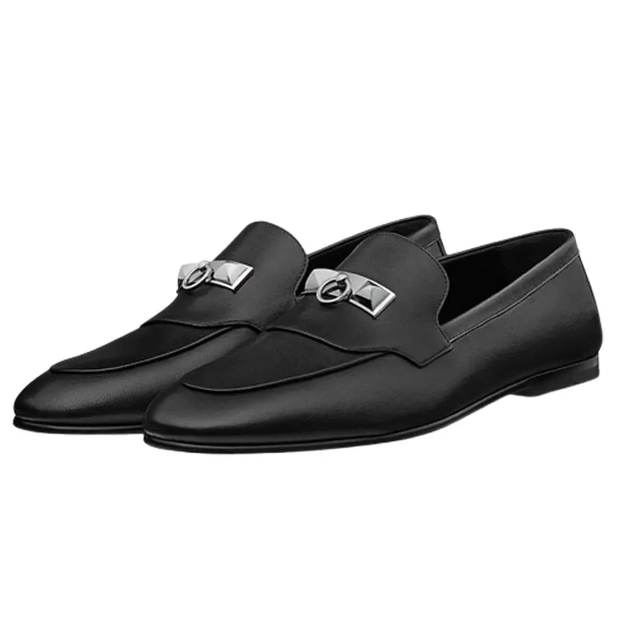 Giày Hermes Blaise Loafer 'Black' H202892ZA01420 - Ảnh 4