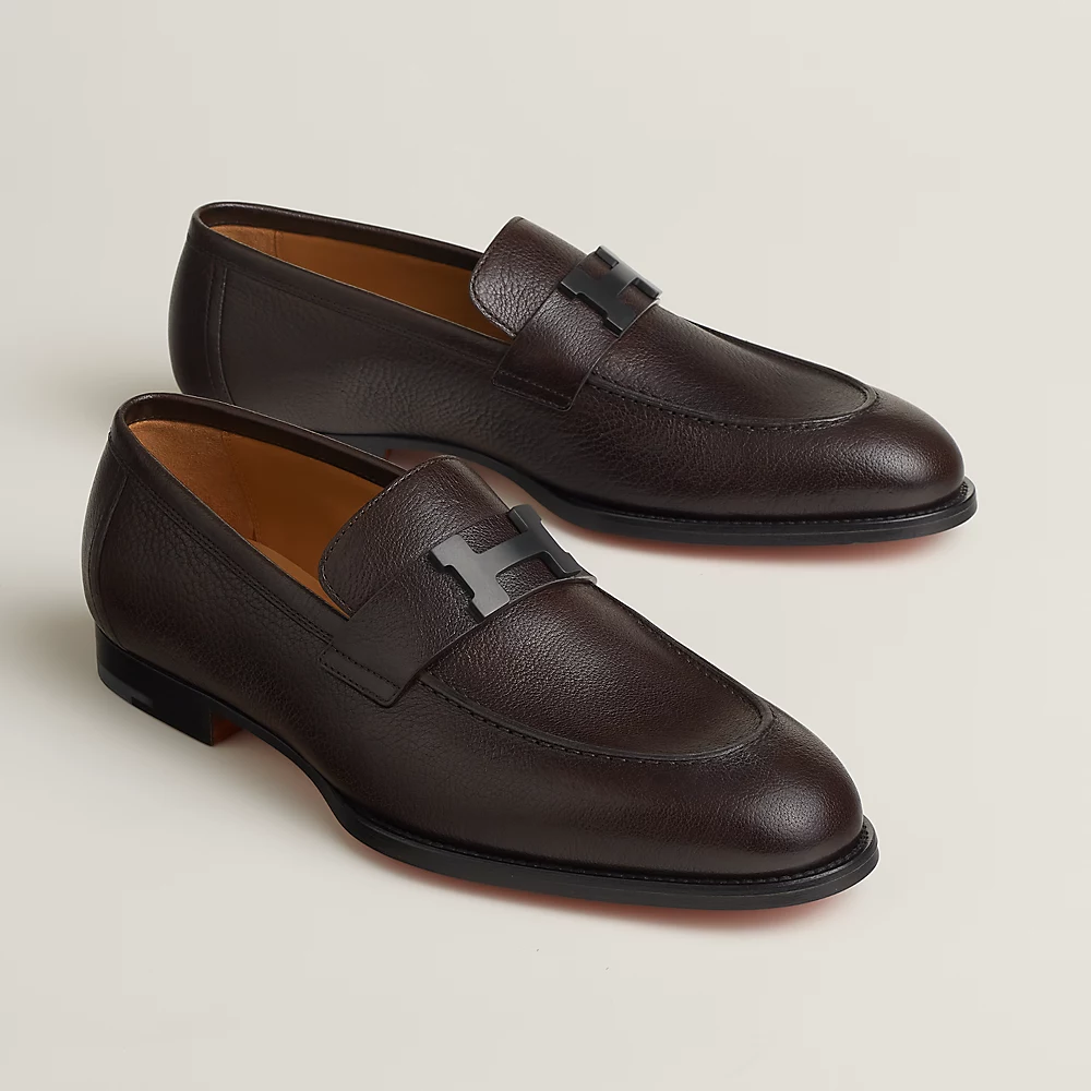 Alternative view of Giày Hermes Honore Loafer 'Brown' H251862ZAME425