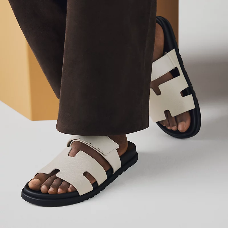 Alternative view of Dép Hermes Chypre Sandal 'Beige' H252916ZHF8395