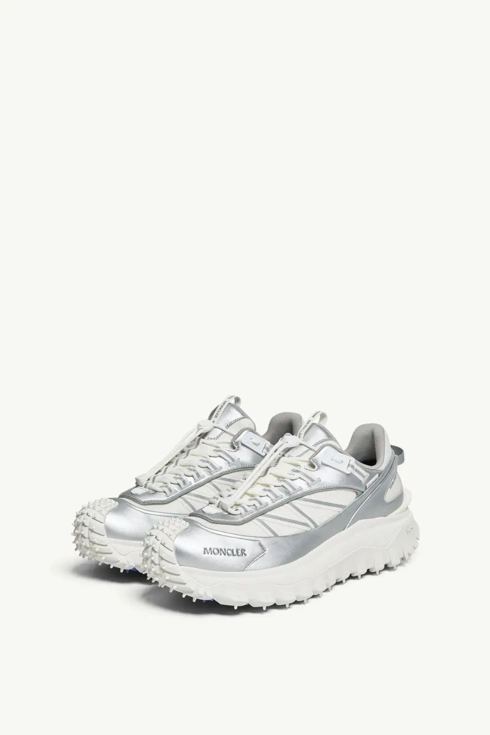 Giày Moncler Trailgrip GTX Leather Trainers 'Silver' K209A4M00330M7184M91 - Ảnh 3