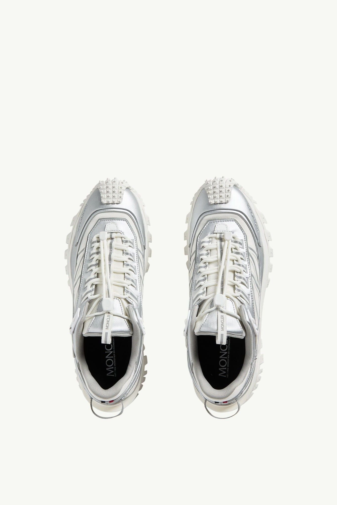 Alternative view of Giày Moncler Trailgrip GTX Leather Trainers 'Silver' K209A4M00330M7184M91