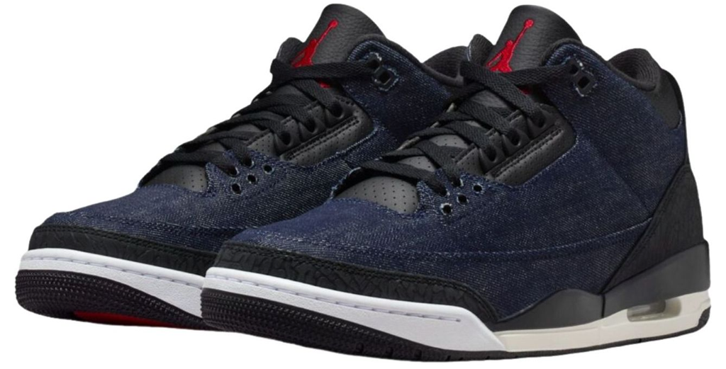 Alternative view of Giày Nike Jordan 3 Retro 'Levi’s Indigo' IH7959-400