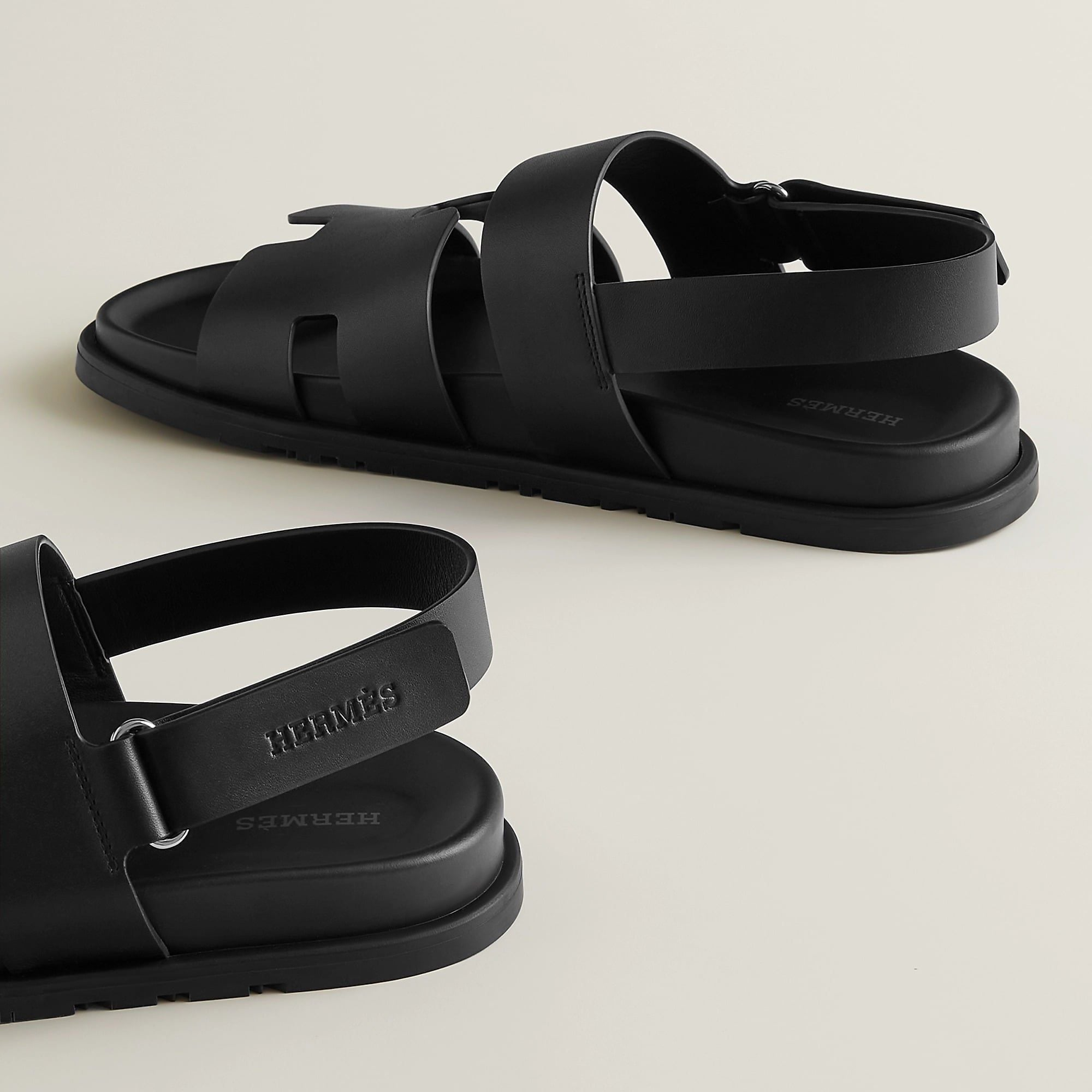 Alternative view of Dép Hermes Genius Sandal 'Noir' H231695ZH02425