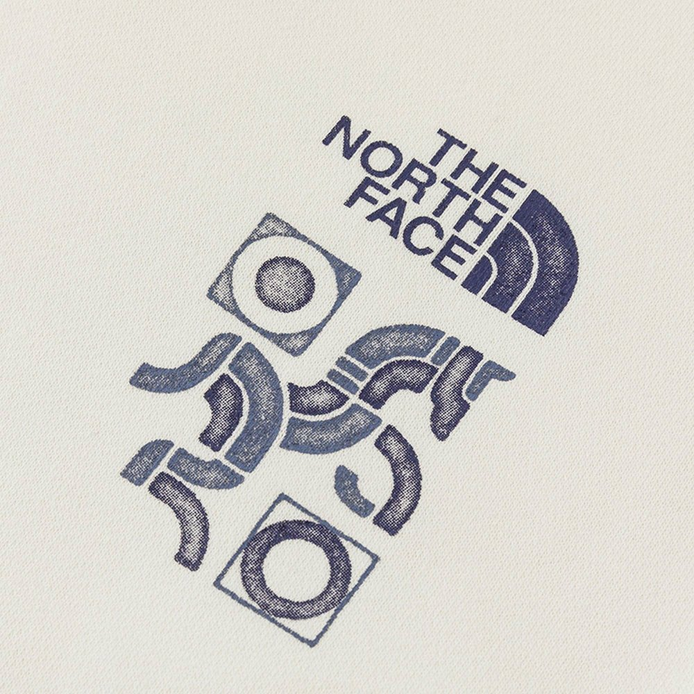 Alternative view of Áo The North Face U YOTH GRAPHIC - AP 'Dune White' NF0A8DQX-QLI