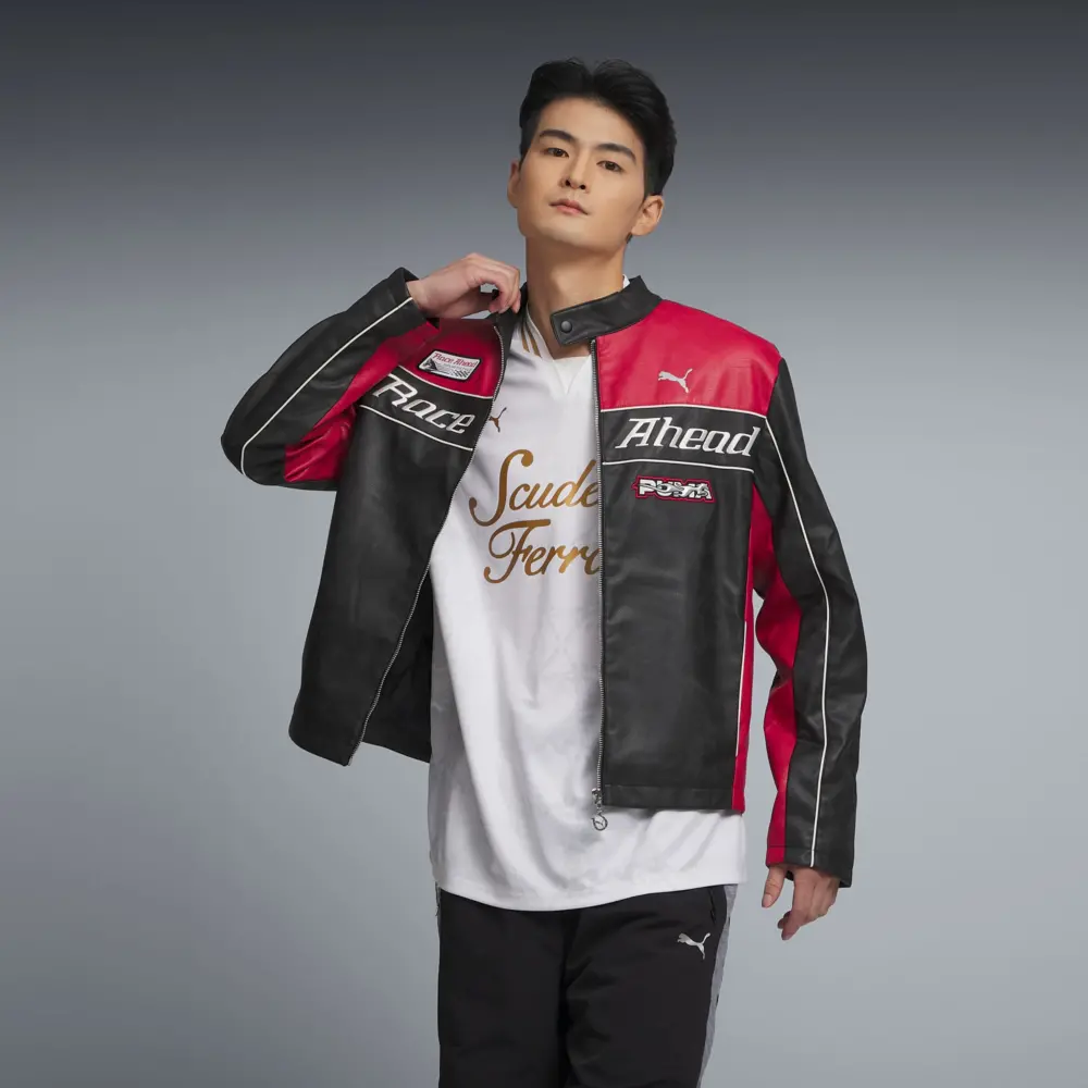 Áo Puma Race Ahead Bomber Jacket ‘Black’ 636031-01 - Ảnh 3