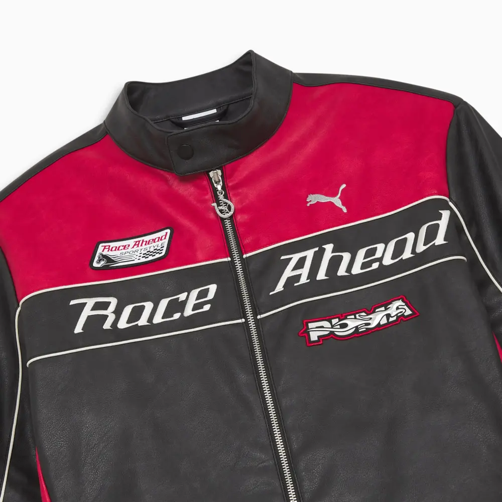 Áo Puma Race Ahead Bomber Jacket ‘Black’ 636031-01 - Ảnh 4