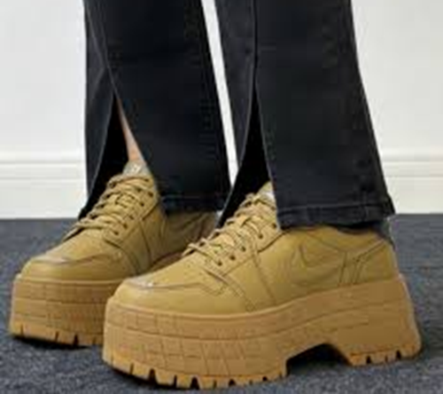 Giày Nike Air Jordan 1 Low Brooklyn 'Wheat' HF3184-700 - Ảnh 3