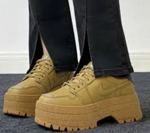 Giày Nike Air Jordan 1 Low Brooklyn 'Wheat' HF3184-700 - Ảnh 3