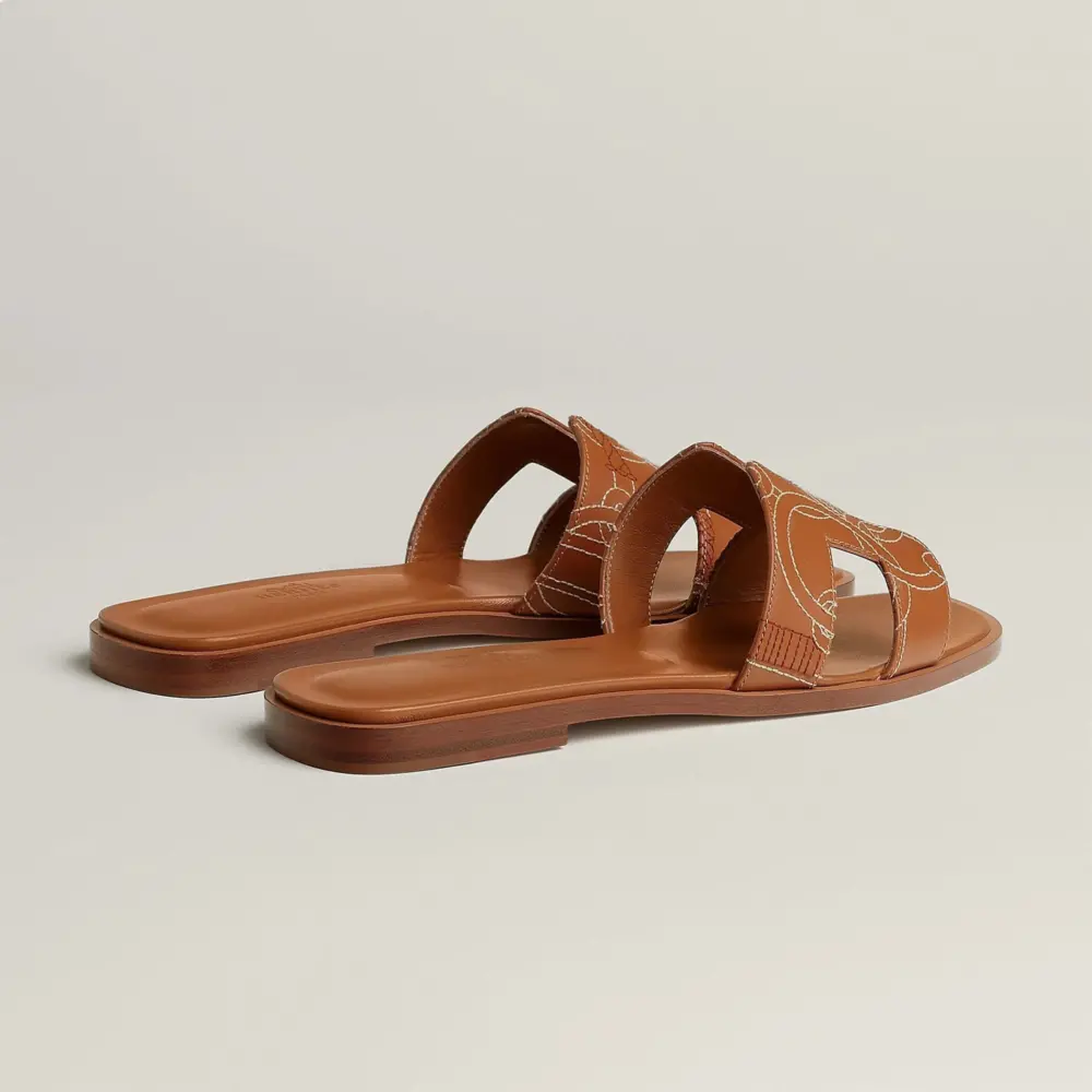 Dép Hermes Oran Sandal 'Naturel' H252176ZvA3370 - Ảnh 3