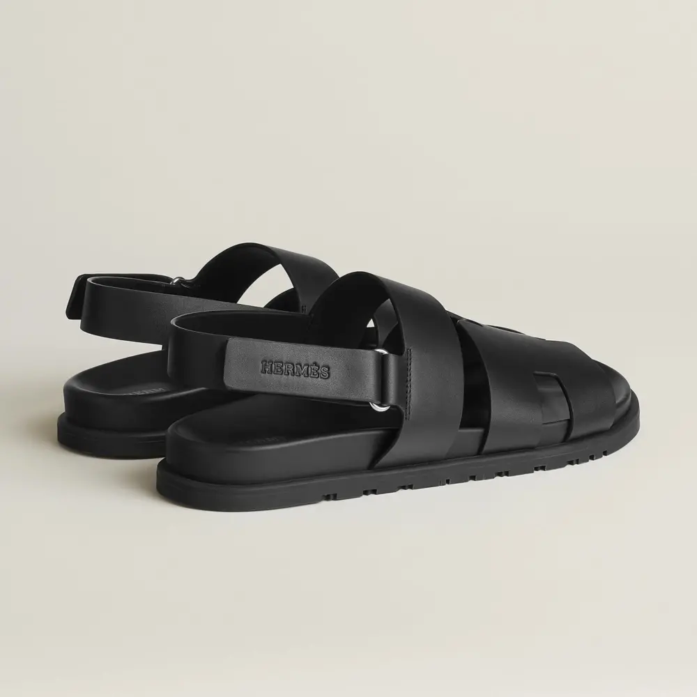 Dép Hermes Genius Sandal 'Noir' H231695ZH02425 - Ảnh 3