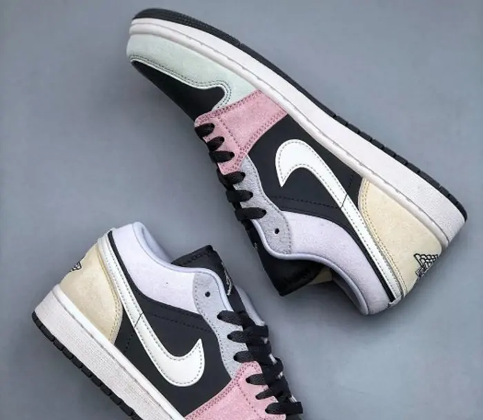 Giày Nike Air Jordan 1 Low SE ‘Grey Pink’ IB7109-004 - Ảnh 3