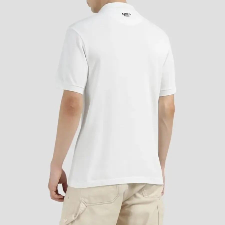 Áo Kenzo Boke Flower Polo 'White' PFF65PO1534PU-02 - Ảnh 3