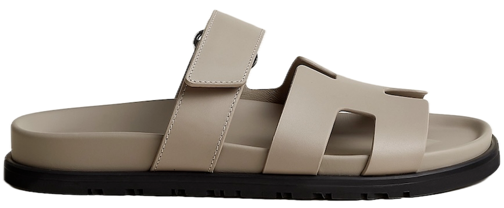 Dép Hermes Chypre Sandal 'Beige Galet' H222299ZVBG360