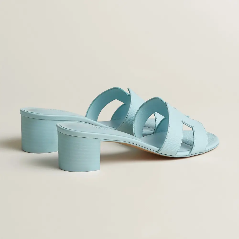 Dép Hermes Oasis Sandal 'Bleu Brume' H151215ZvBU365 - Ảnh 3