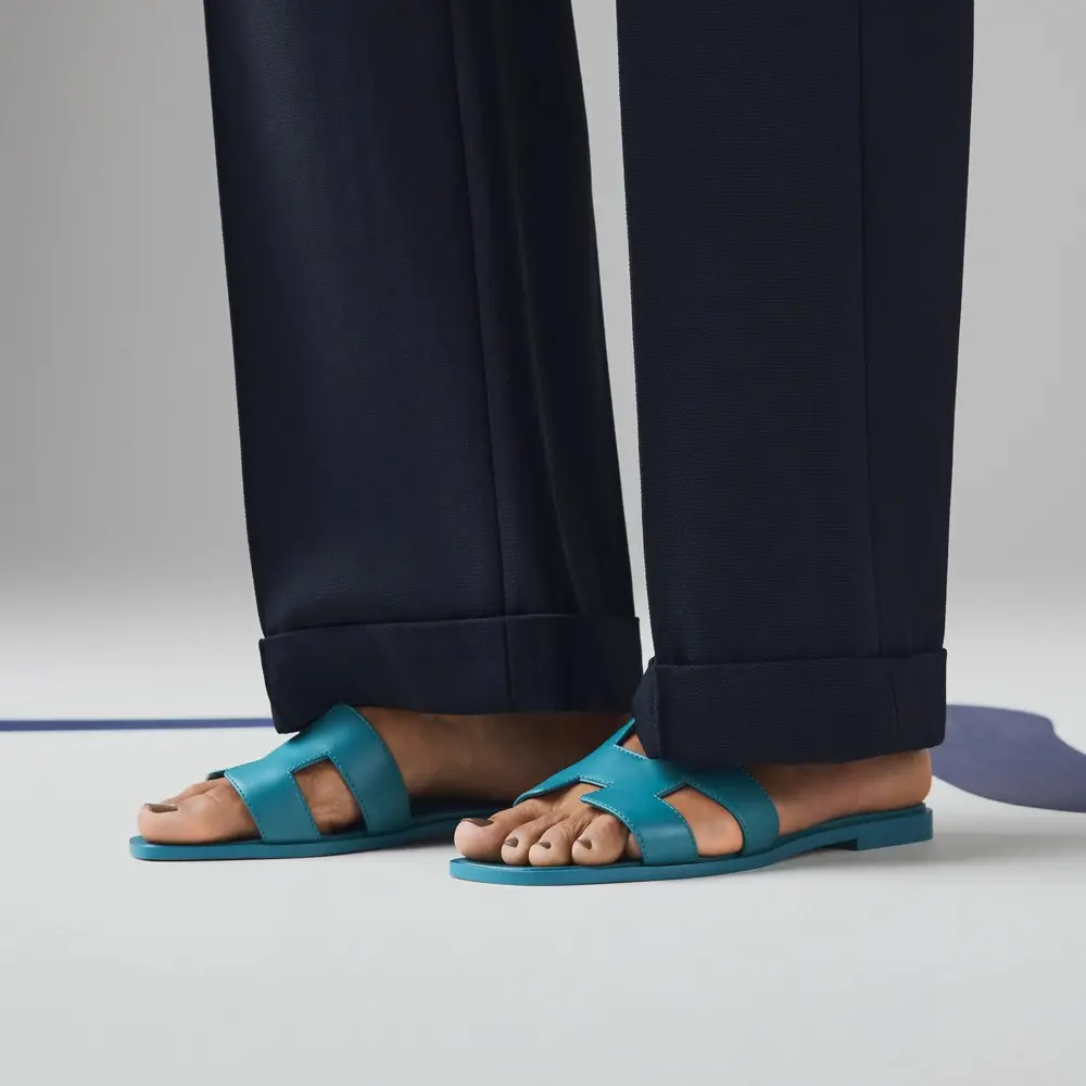 Dép Hermes Oran Sandal 'Bleu Iroise' H202230ZvIR375 - Ảnh 5