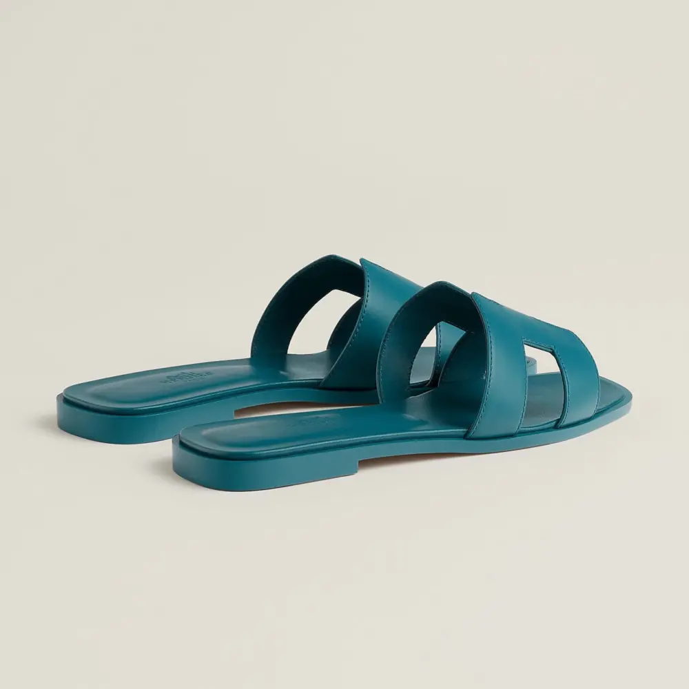 Dép Hermes Oran Sandal 'Bleu Iroise' H202230ZvIR375 - Ảnh 3