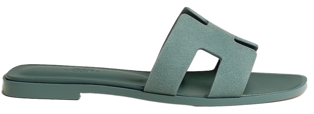 Dép Hermes Oran Sandal 'Bleu Tonnerre'  H221208ZvBR365