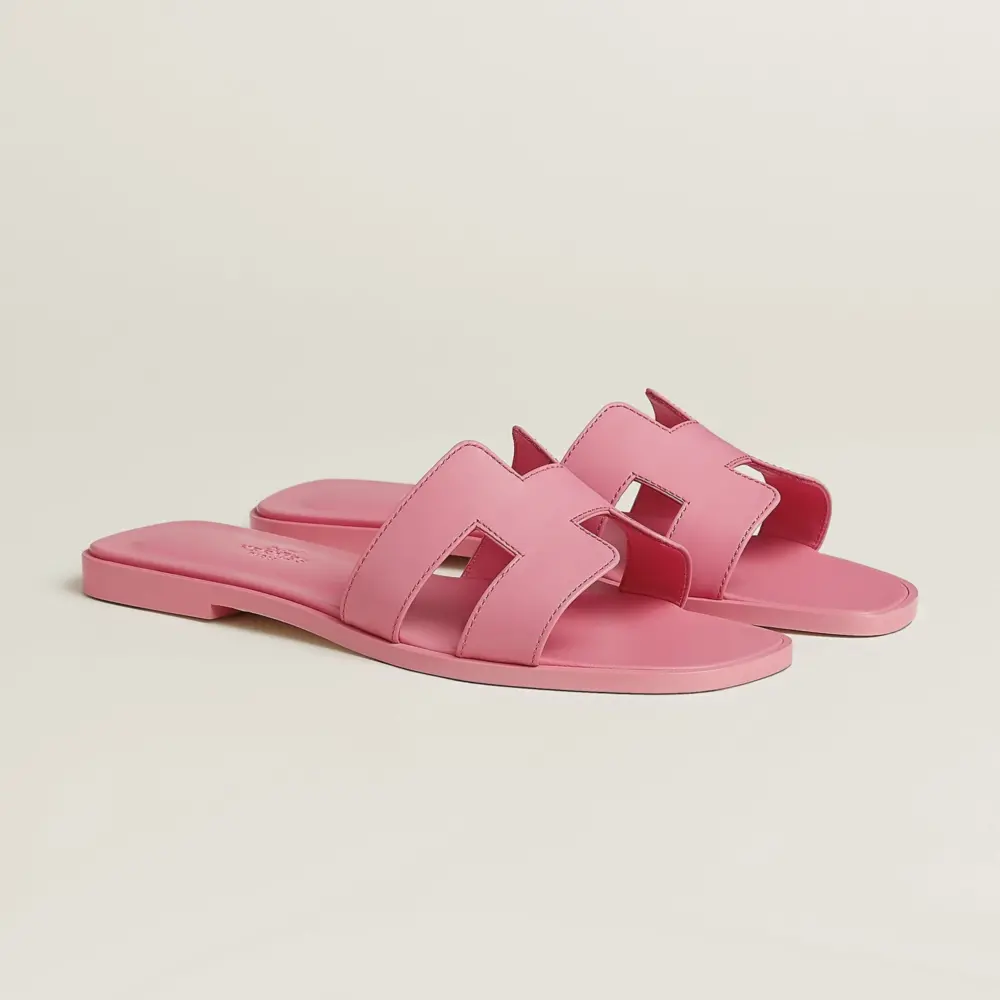 Dép Hermes Oran Sandal 'Rose Bonbon' H202230ZvRB355 - Ảnh 4