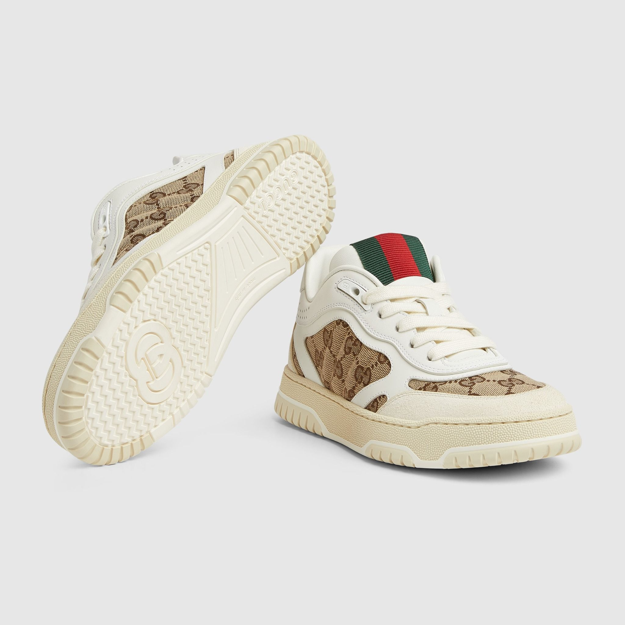 Giày Gucci Re-web Trainer 'Beige' 785452-AADHW-9573 - Ảnh 5