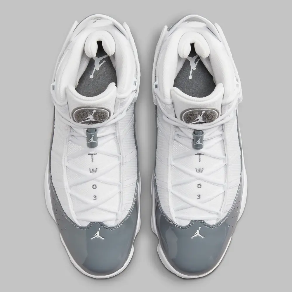 Giày Nike Air Jordan 6 Rings ‘White Cool Grey’ 322992-121 - Ảnh 3