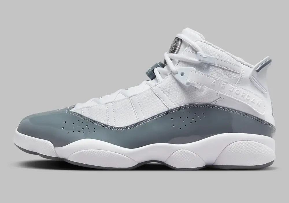 Alternative view of Giày Nike Air Jordan 6 Rings ‘White Cool Grey’ 322992-121