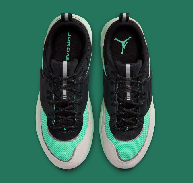 Alternative view of Giày Nike Air Jordan Trunner ‘Black Grey Green Glow’ IB3722-004