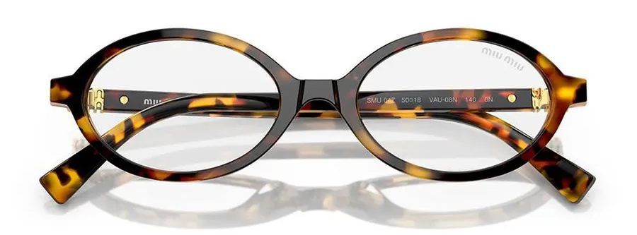 Alternative view of Kính Miu Miu Eyeglasses 'Havana' 0MU04ZS-VAU08N