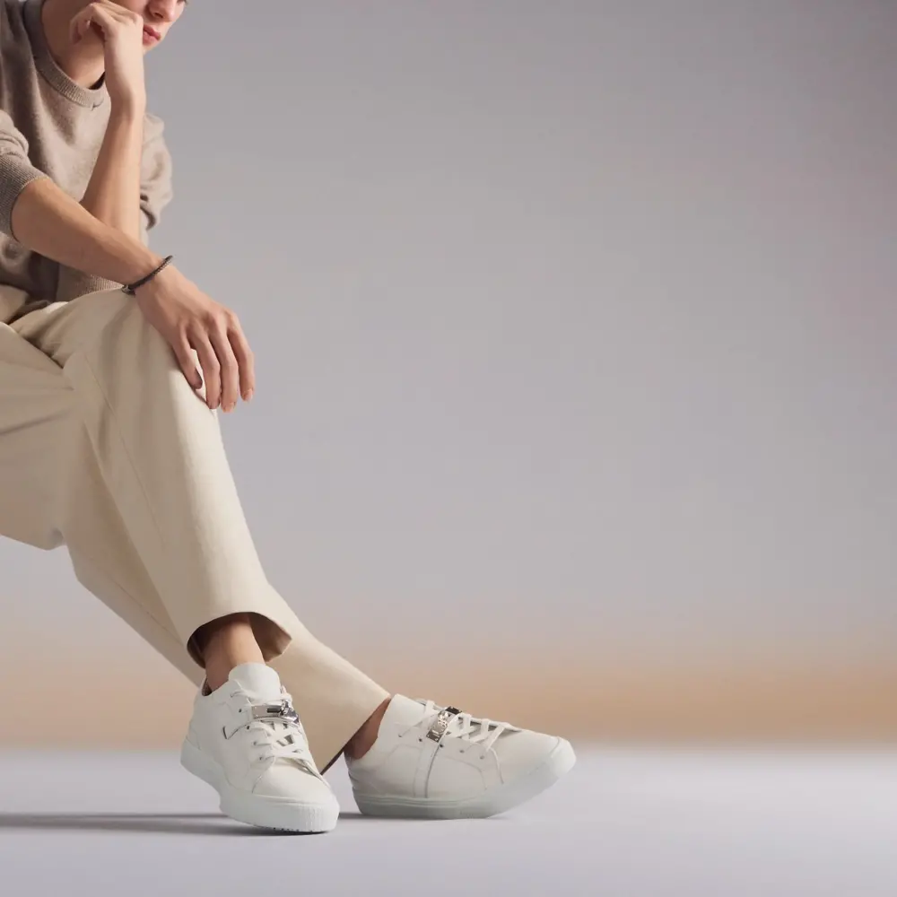 Giày Hermes Day Sneaker 'Blanc' H212901ZH90405 - Ảnh 5