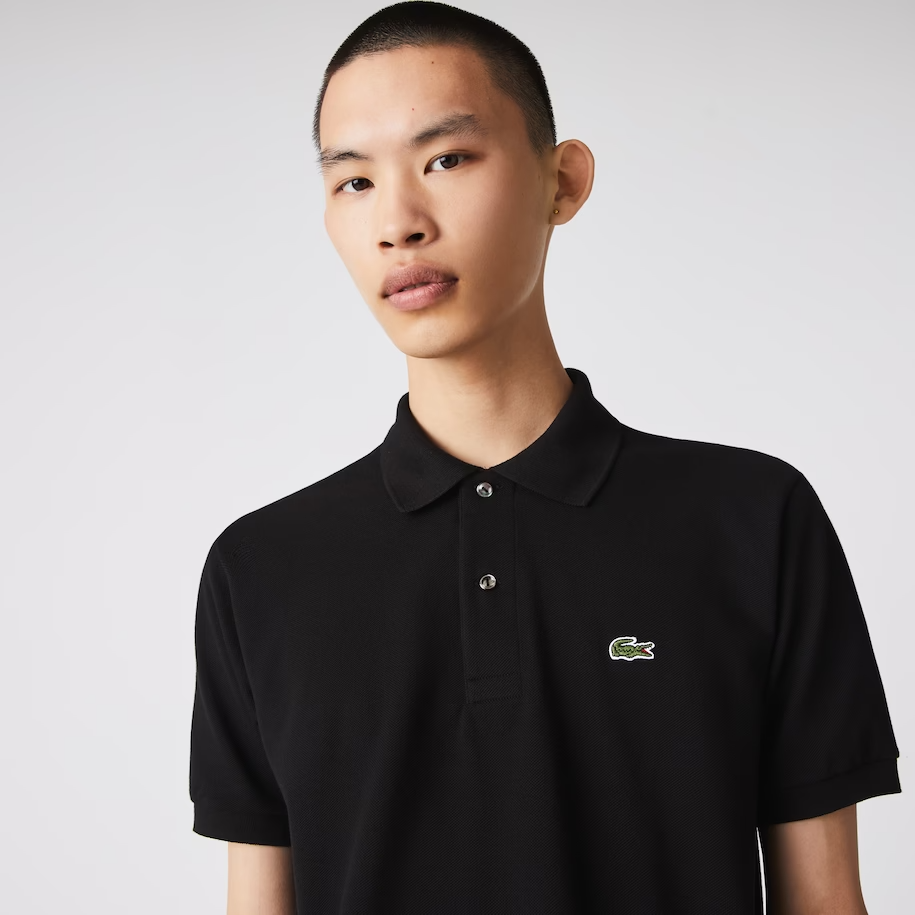 Áo Lacoste Men’s Classic Fit L1212 Polo ‘Black’ L1212-10-031 - Ảnh 5