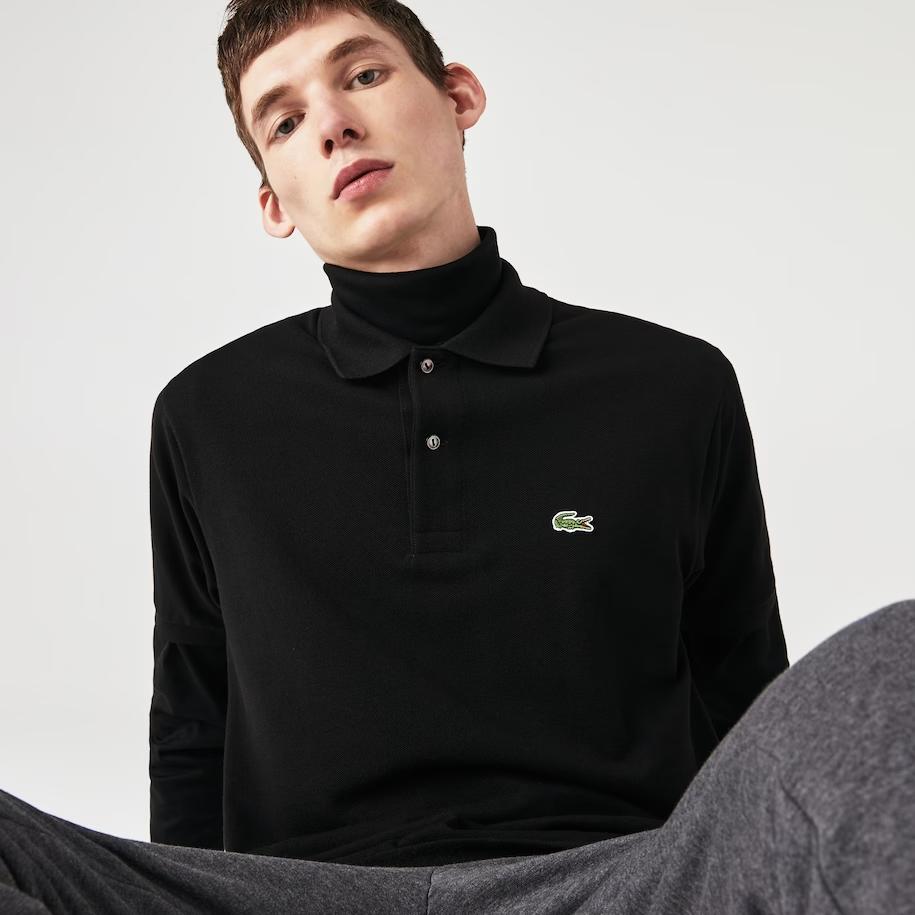 Áo Lacoste Men’s Classic Fit L1212 Polo ‘Black’ L1212-10-031 - Ảnh 6