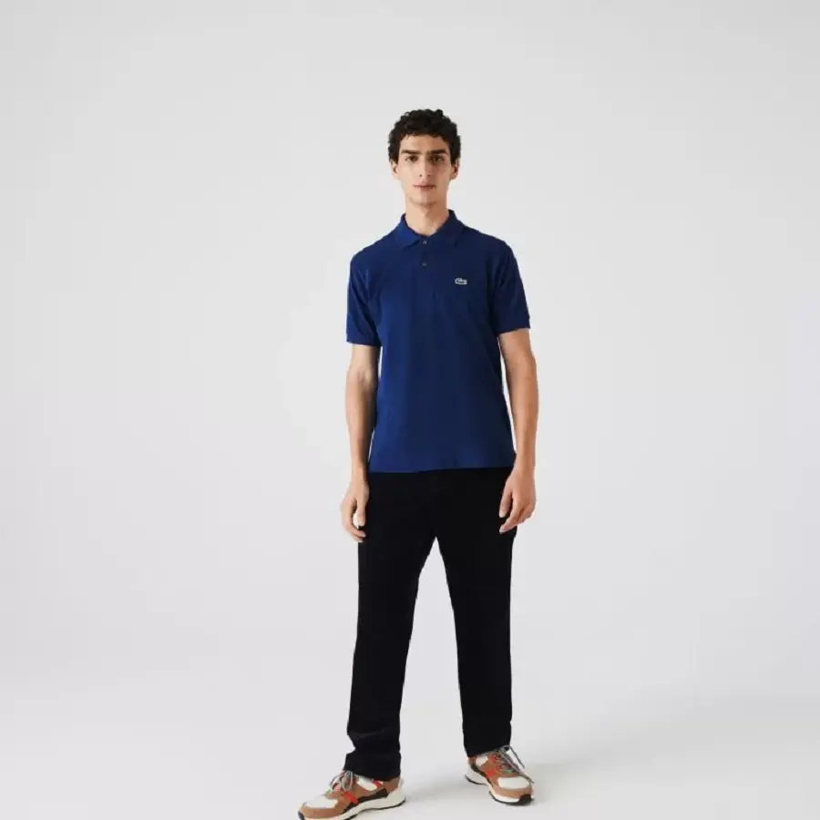 Áo Lacoste Classic Fit Polo Shirt ‘Blue’ L1212-11-HBM - Ảnh 3