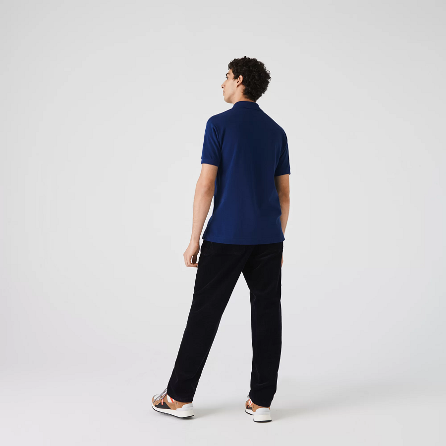 Áo Lacoste Classic Fit Polo Shirt ‘Blue’ L1212-11-HBM - Ảnh 4