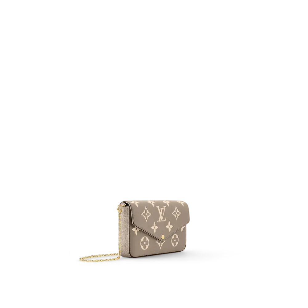 Túi Louis Vuitton Pochette Félicie ‘Tourterelle Grey’ M69977 - Ảnh 5