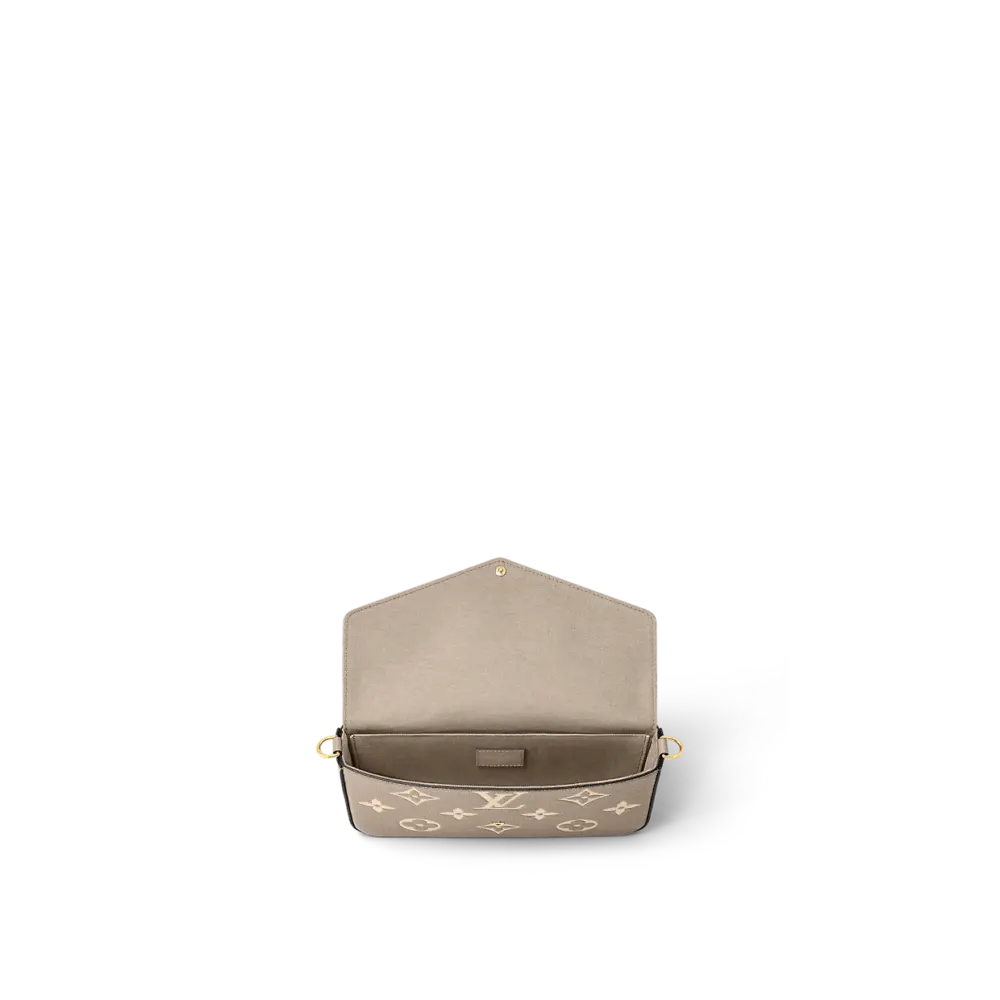 Túi Louis Vuitton Pochette Félicie ‘Tourterelle Grey’ M69977 - Ảnh 4