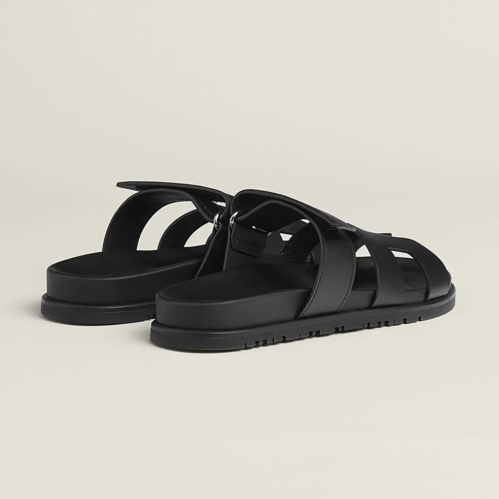 Dép Hermes Chypre Sandal 'Noir' H222100Zv02350 - Ảnh 4