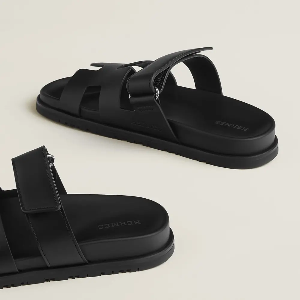 Dép Hermes Chypre Sandal 'Noir' H222100Zv02350 - Ảnh 3