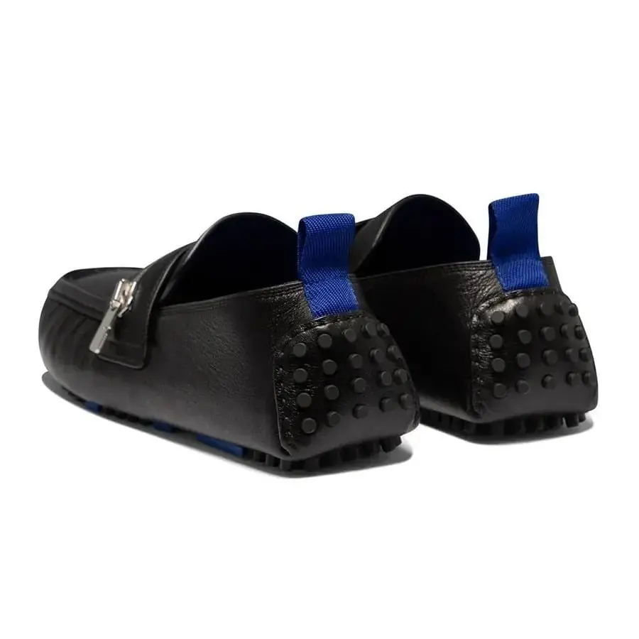 Giày Burberry Loafer Zip Detail 'Black' 8088131 - Ảnh 4