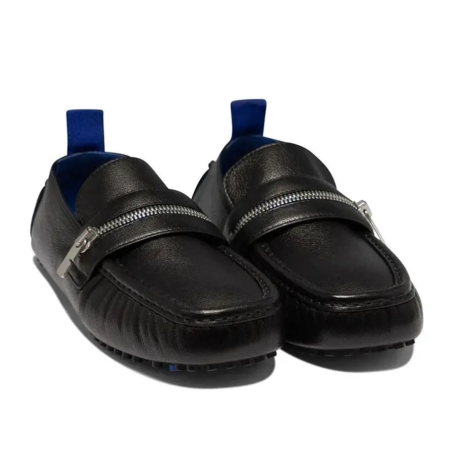 Giày Burberry Loafer Zip Detail 'Black' 8088131 - Ảnh 3