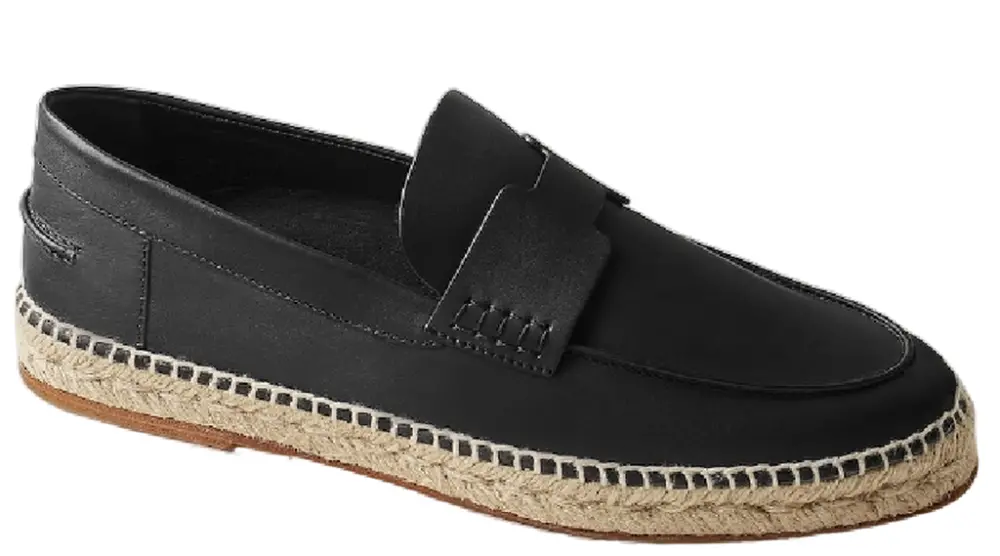 Giày Hermes Trip Espadrille 'Noir' H231002ZH01390