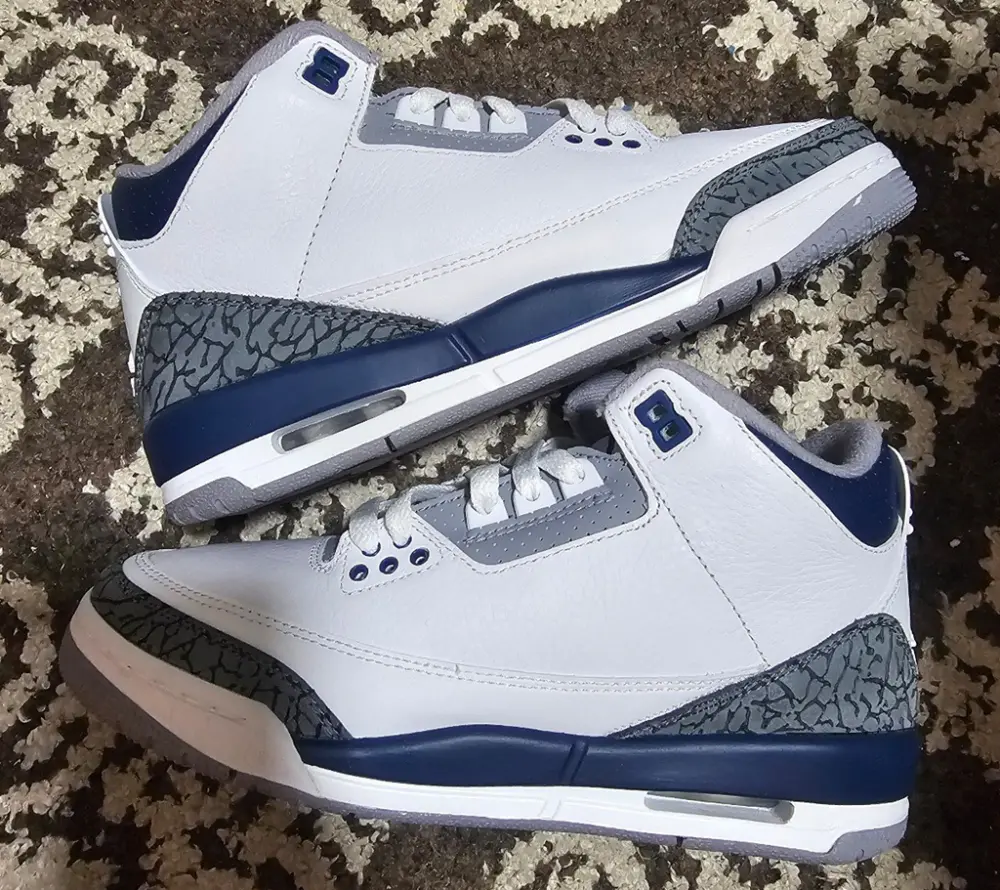 Giày Nike Air Jordan 3 Retro ‘Midnight Navy’ DM0967‑140 - Ảnh 7