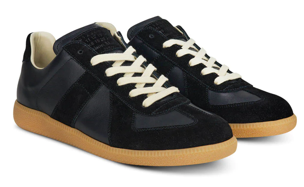 Giày Maison Margiela Calfskin Replica Sneakers 'Black' S57WS0236P1895H6851 - Ảnh 3