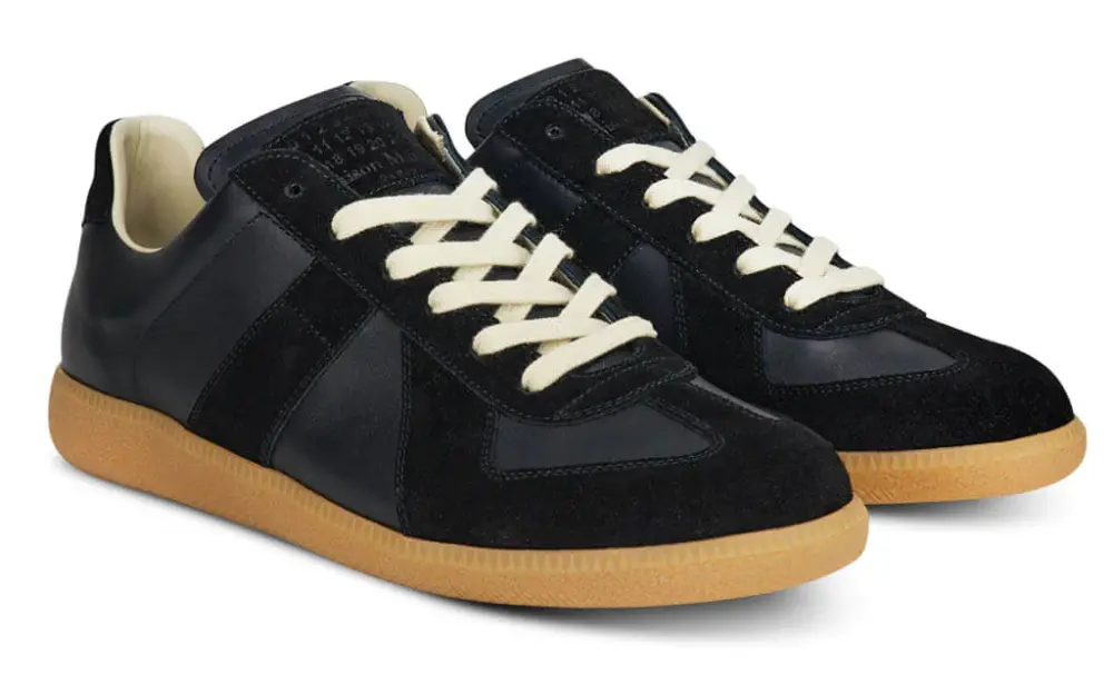 Giày Maison Margiela Calfskin Replica Sneakers 'Black' S57WS0236P1895H6851 - Ảnh 3