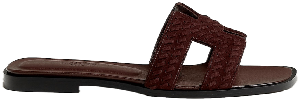 Dép Hermes Oran Sandal 'Marron Palissandre' H252179ZvD0365