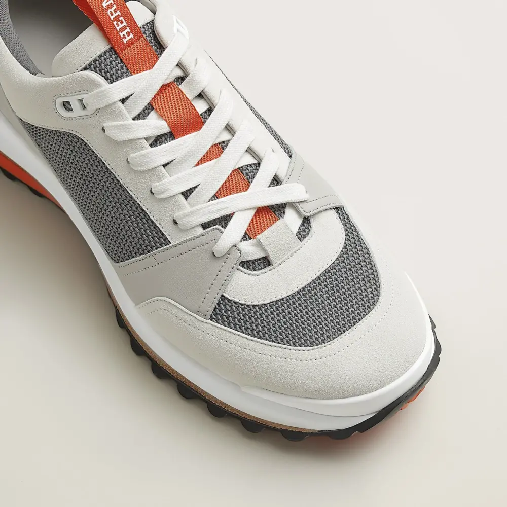 Giày Nam Hermes Leader Sneaker 'Gris Quartz' H252863ZHGQ420 - Ảnh 3