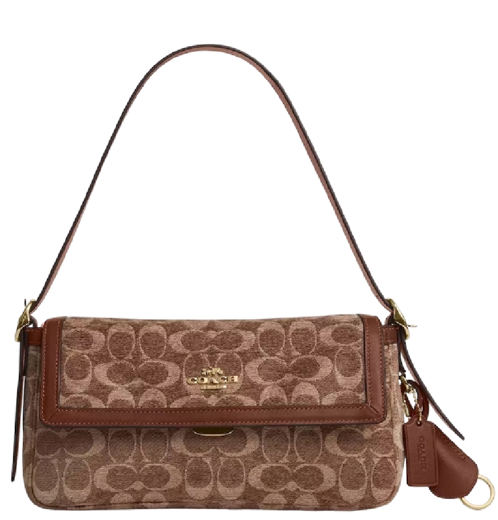 Túi Coach Etta Small Flap Shoulder Bag 'Brown' CCV65-IMYN0