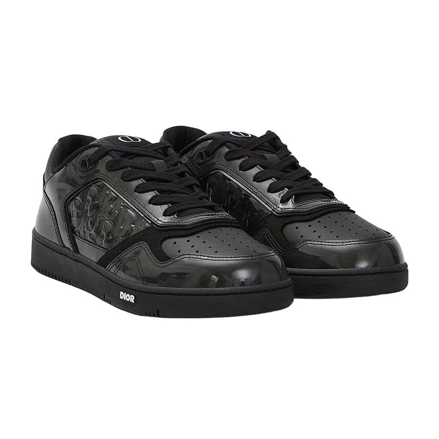 Alternative view of Giày Dior B27 Patent Leather Sneakers 'Black' 3SN272ZYV-900