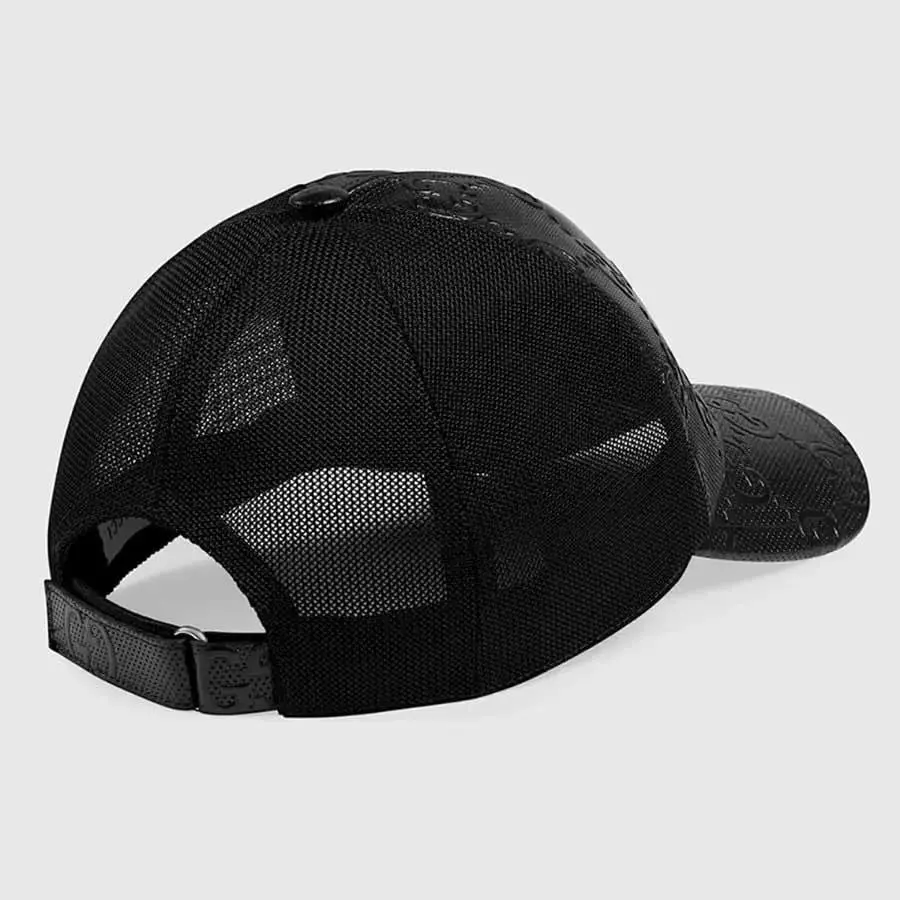 Mũ Gucci GG Pattern Embossed Baseball 'Black' 627156-4HL03-1060 - Ảnh 4